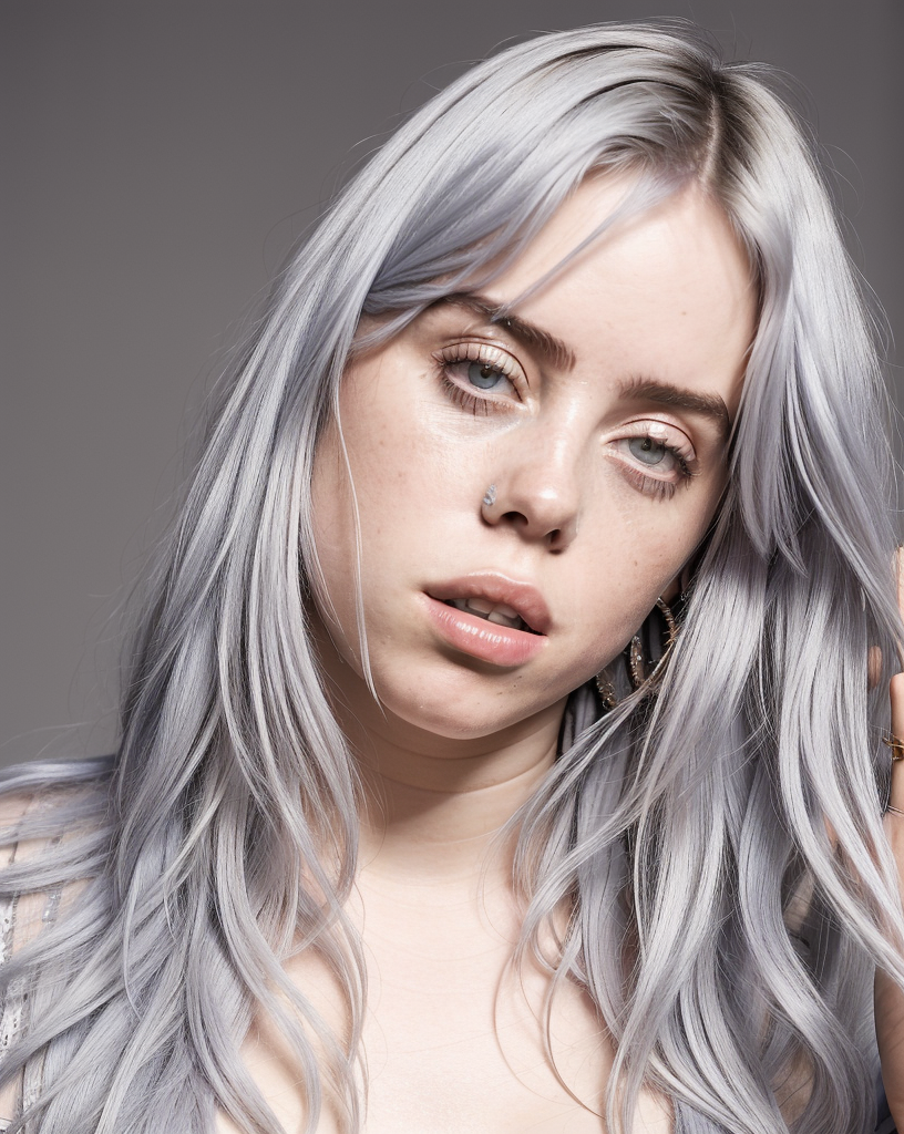 Billie Eilish Nude AI Generated Photo