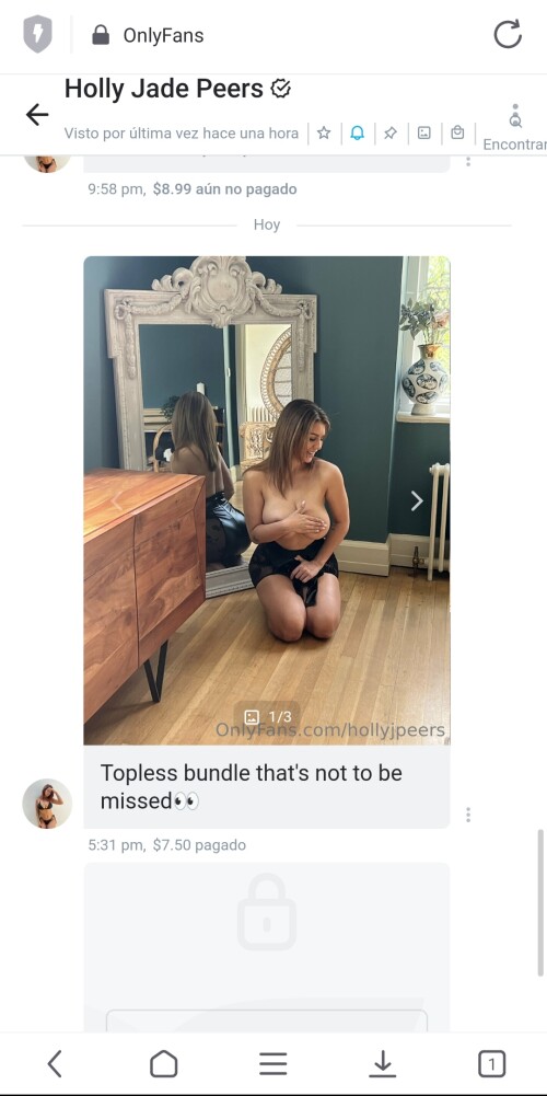 Holly Peers Nude Leaked Onlyfans Photo