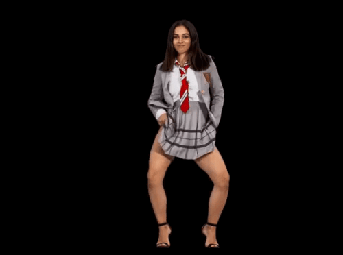 sexy schoolgirl dance clip